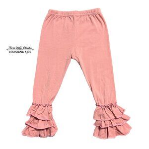 Royal Roe 3T Pink Tiered Ruffle Pants